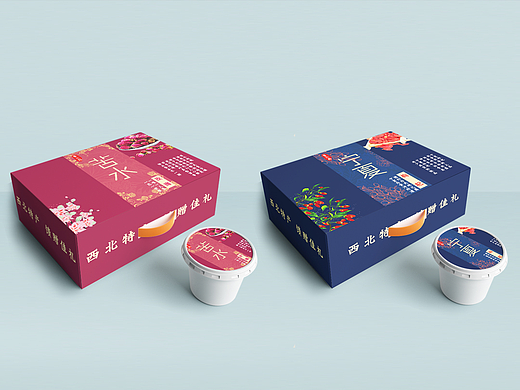 枸杞百合干玫瑰地达菜礼盒礼袋