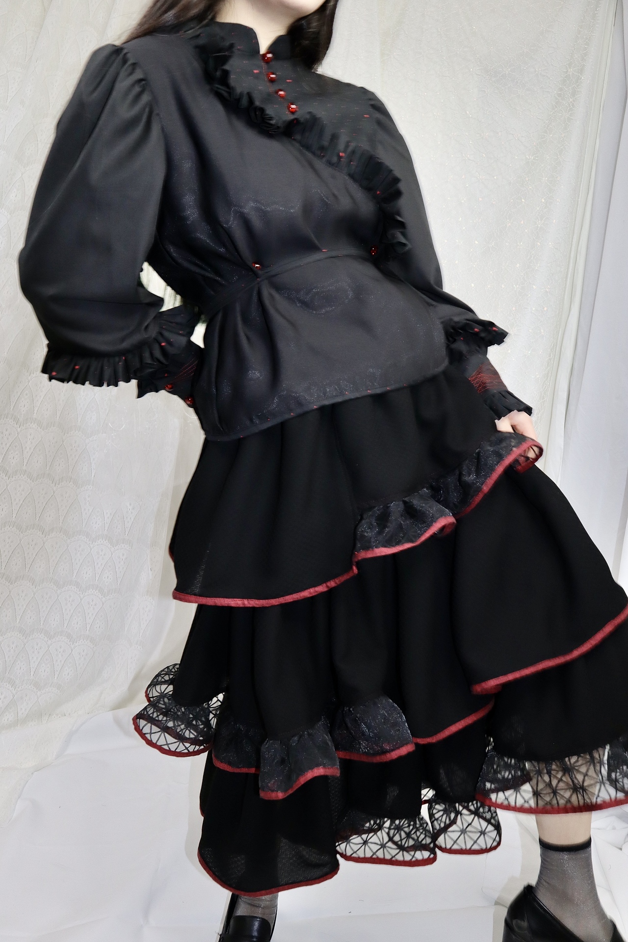 MEIKEIIN原创立体褶皱set up