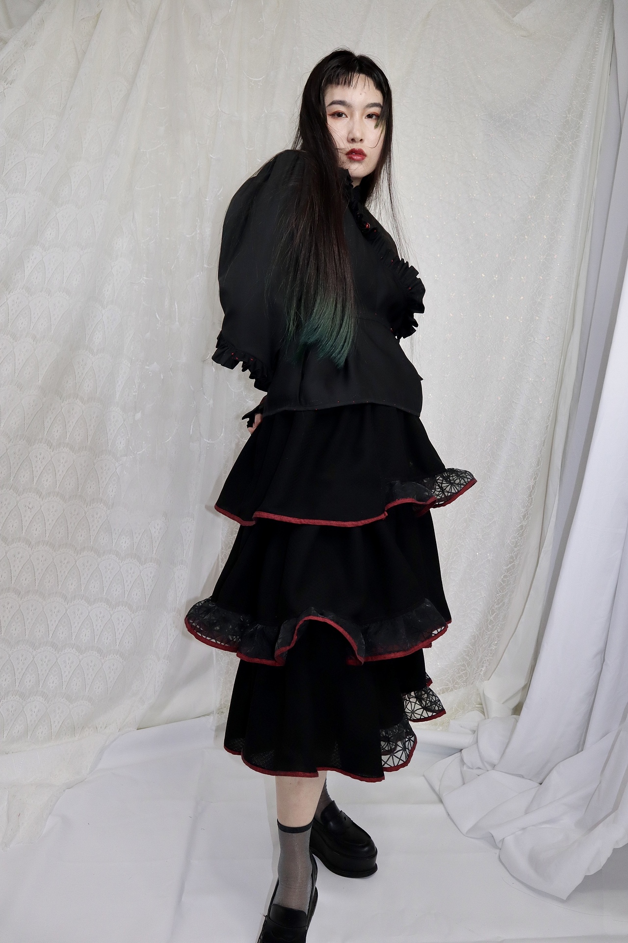 MEIKEIIN原创立体褶皱set up