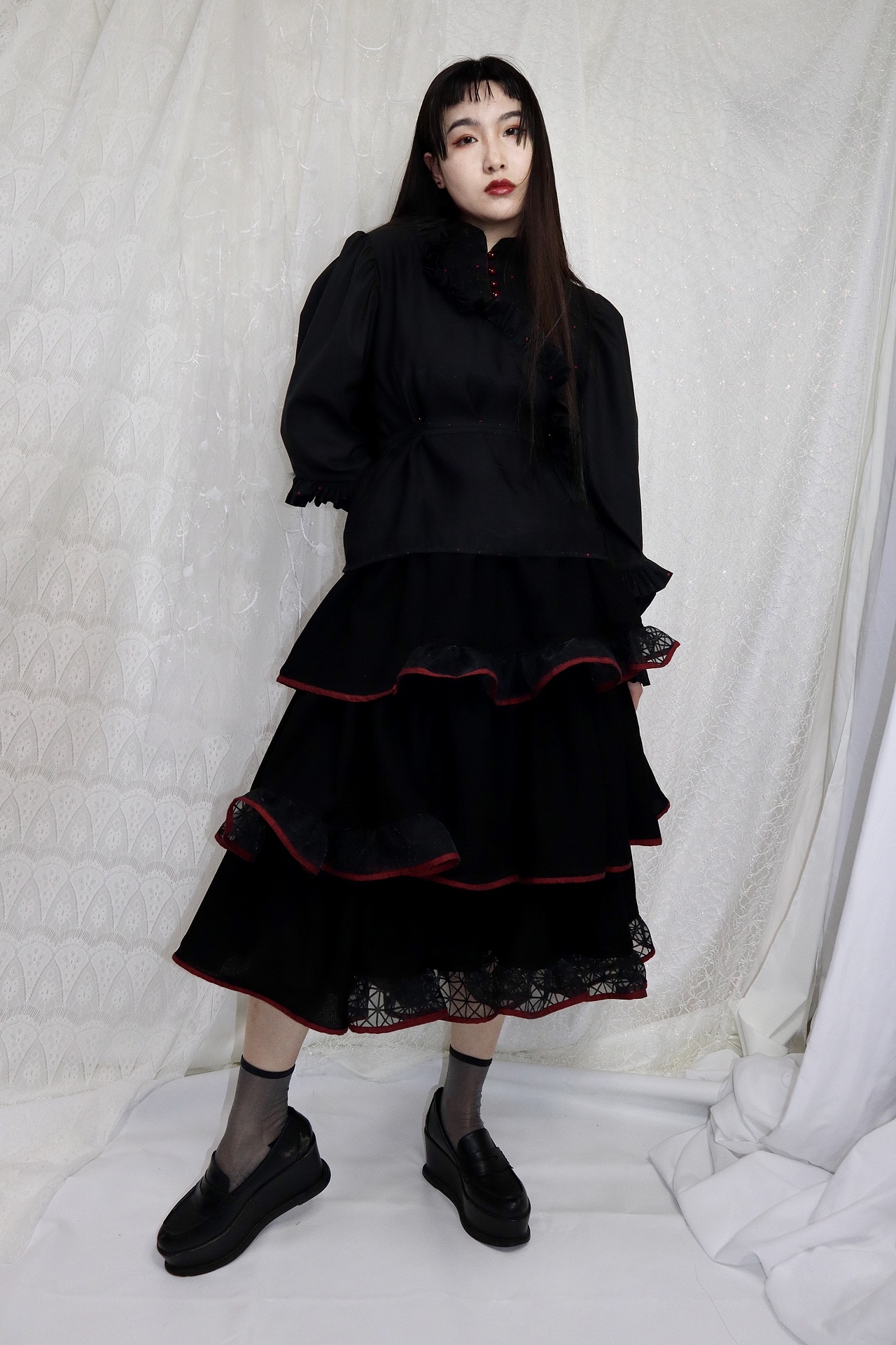 MEIKEIIN原创立体褶皱set up