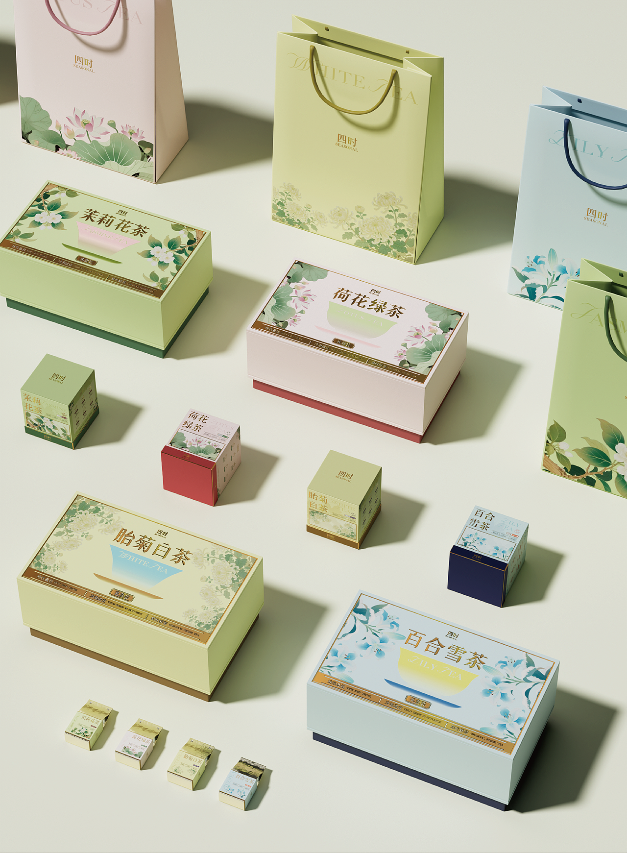 四时SEASONAL|中式茶饮包装全案