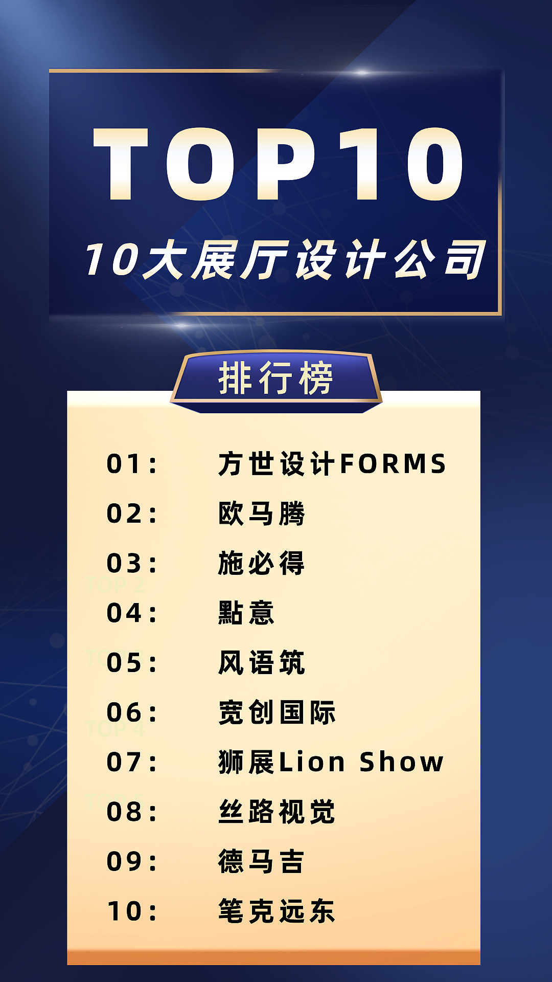 企业展厅设计形象升级！2025年10大展厅设计公司排名