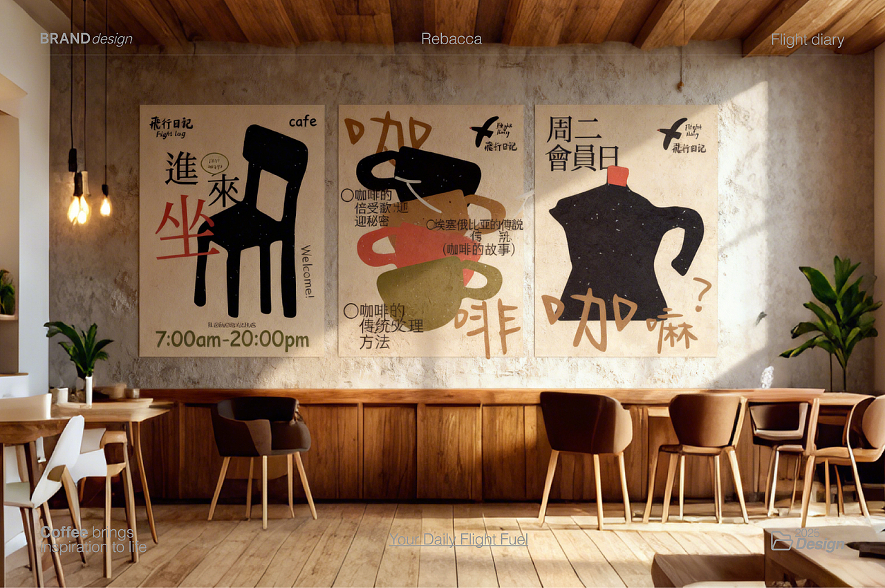 飞行日记咖啡品牌设计（图ZMzk5NDkwODYw） - Logo - 站酷设计师野莓Lab原创素材 - 站酷ZCOOL