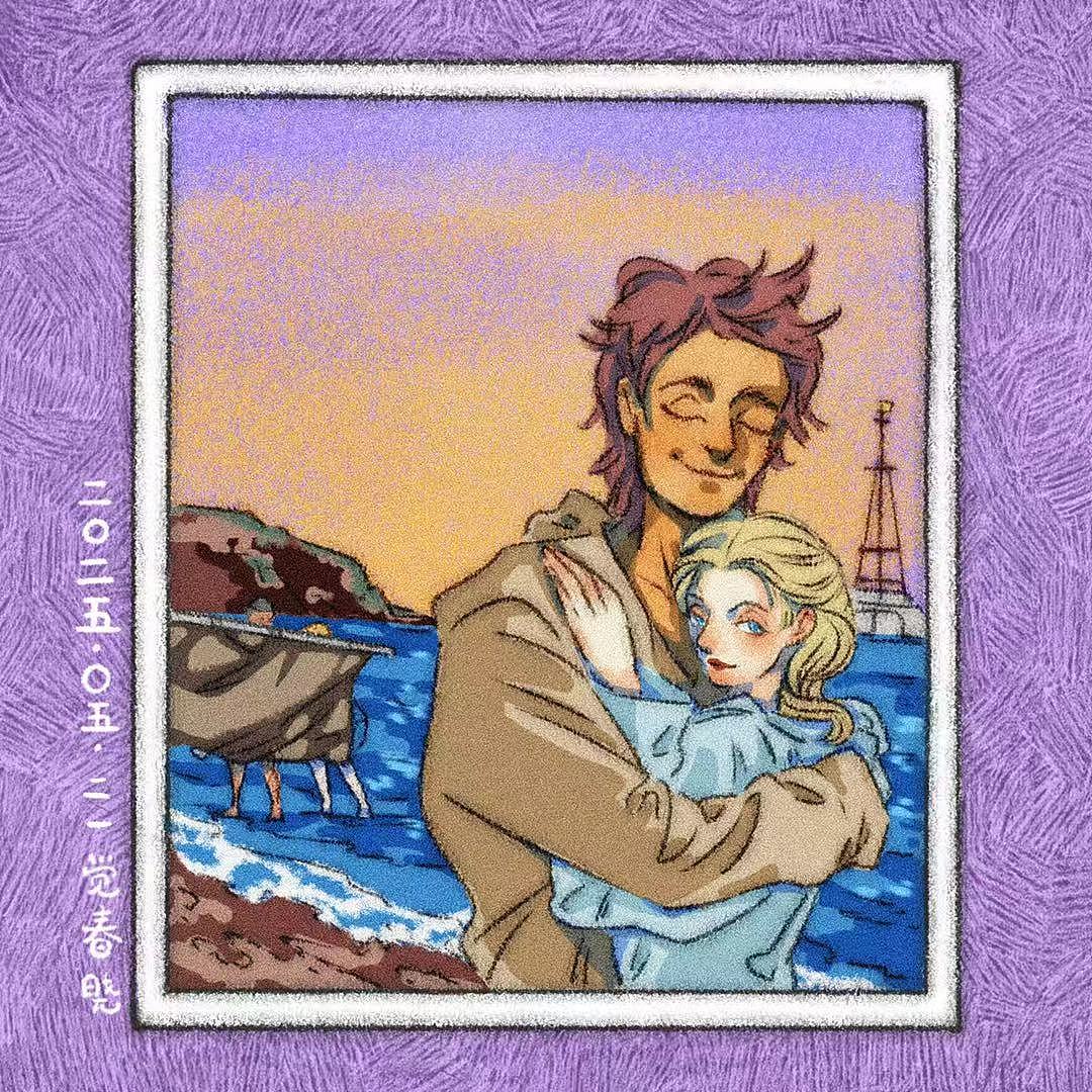 恋人（图ZMzk5NDkxMzg4） - 艺术插画 - 站酷设计师觉春晓spring原创素材 - 站酷ZCOOL