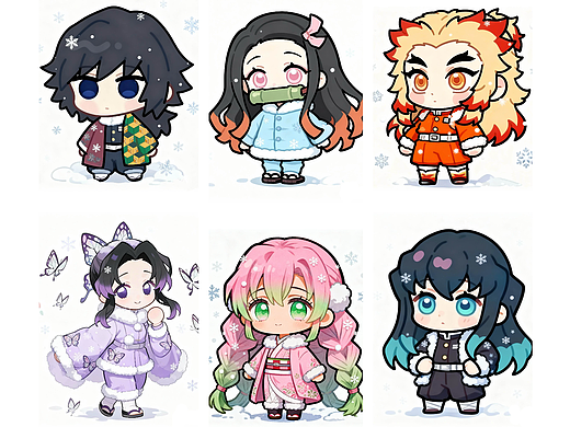 鬼灭之刃QQ人冬日版