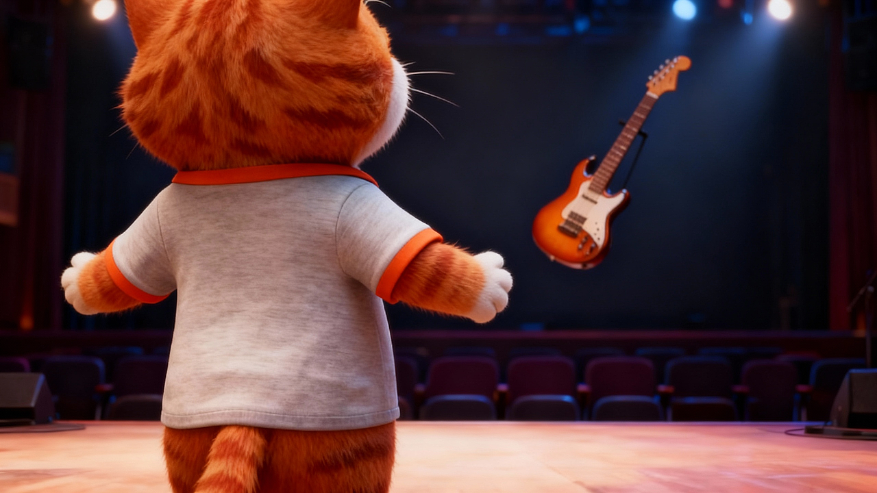 Jacky猫的摇滚现场（图ZMzk5NDk3OTg0） - AI作品 - 站酷设计师AI音乐动画Jacky原创素材 - 站酷ZCOOL