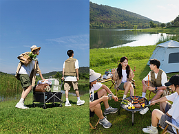 【京东京造 】户外露营车&烤炉