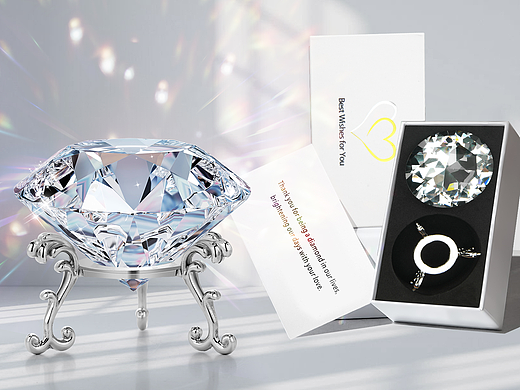 亚马逊主副图案例分享--钻石摆件