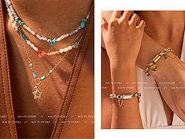 希音丨跨境饰品丨项链丨外贸首饰丨不锈钢饰品丨麦图