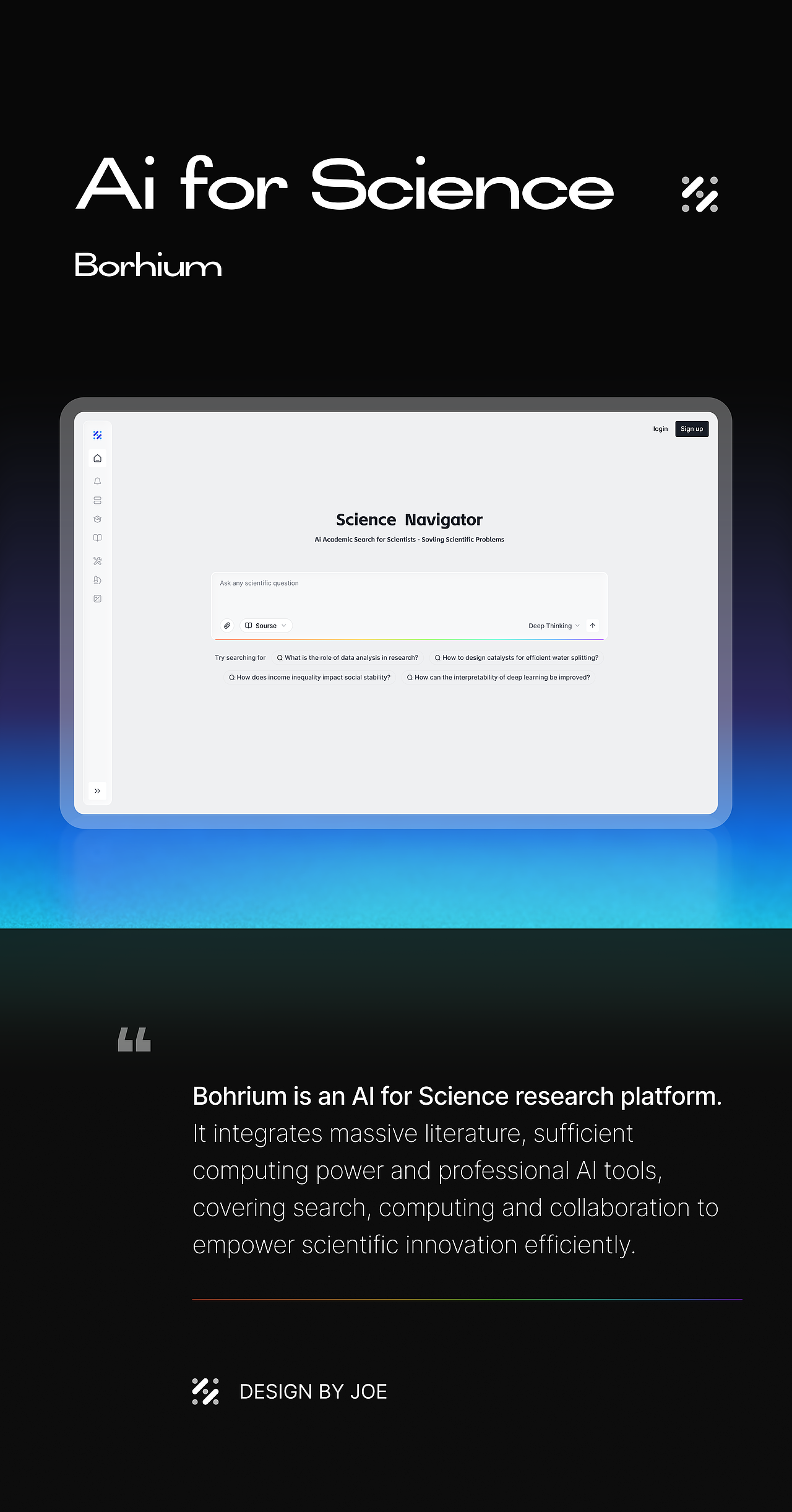 Borhium Ai for science（图ZMzk5NTAyMjI0） - 交互/UE - 站酷设计师Tilmirs原创素材 - 站酷ZCOOL