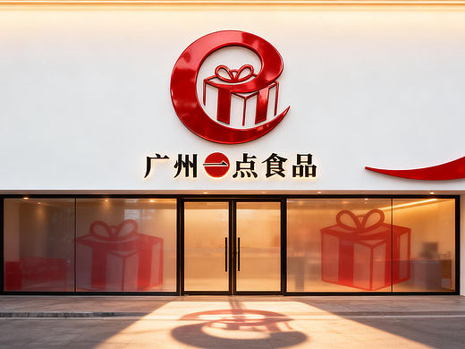 LOGO 食品礼品的经贸公司类品牌线上和线下全产业 logo