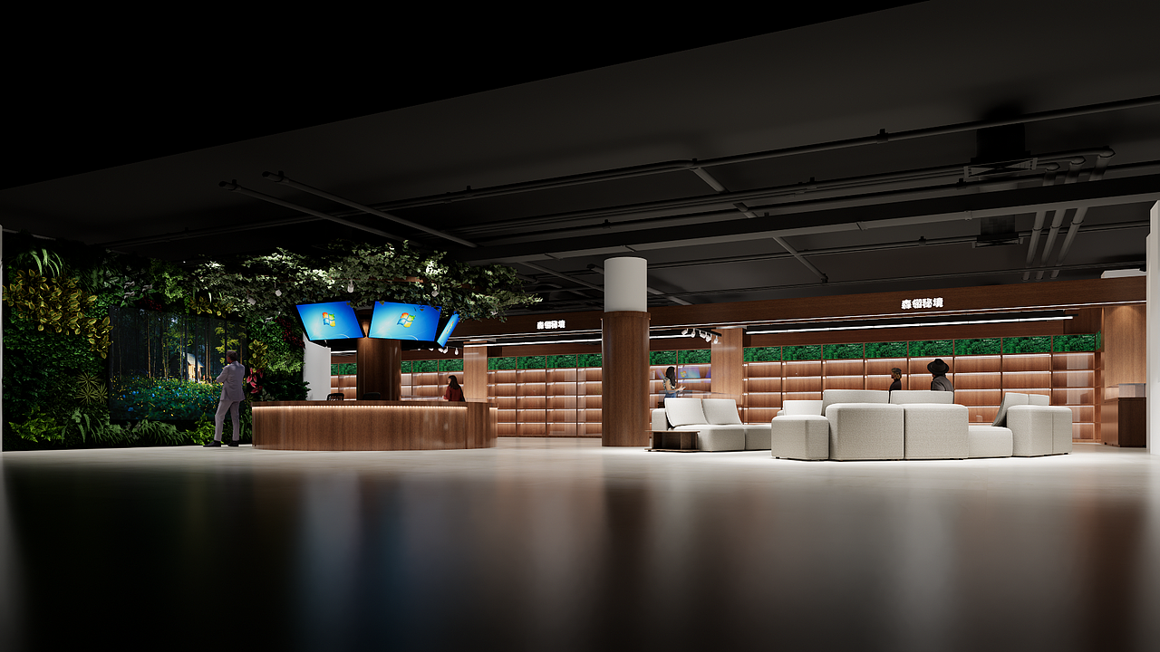 森翎秘境展区装修（图ZMzk5NTA2MTUy） - 商业空间设计 - 站酷设计师樊浩南原创素材 - 站酷ZCOOL