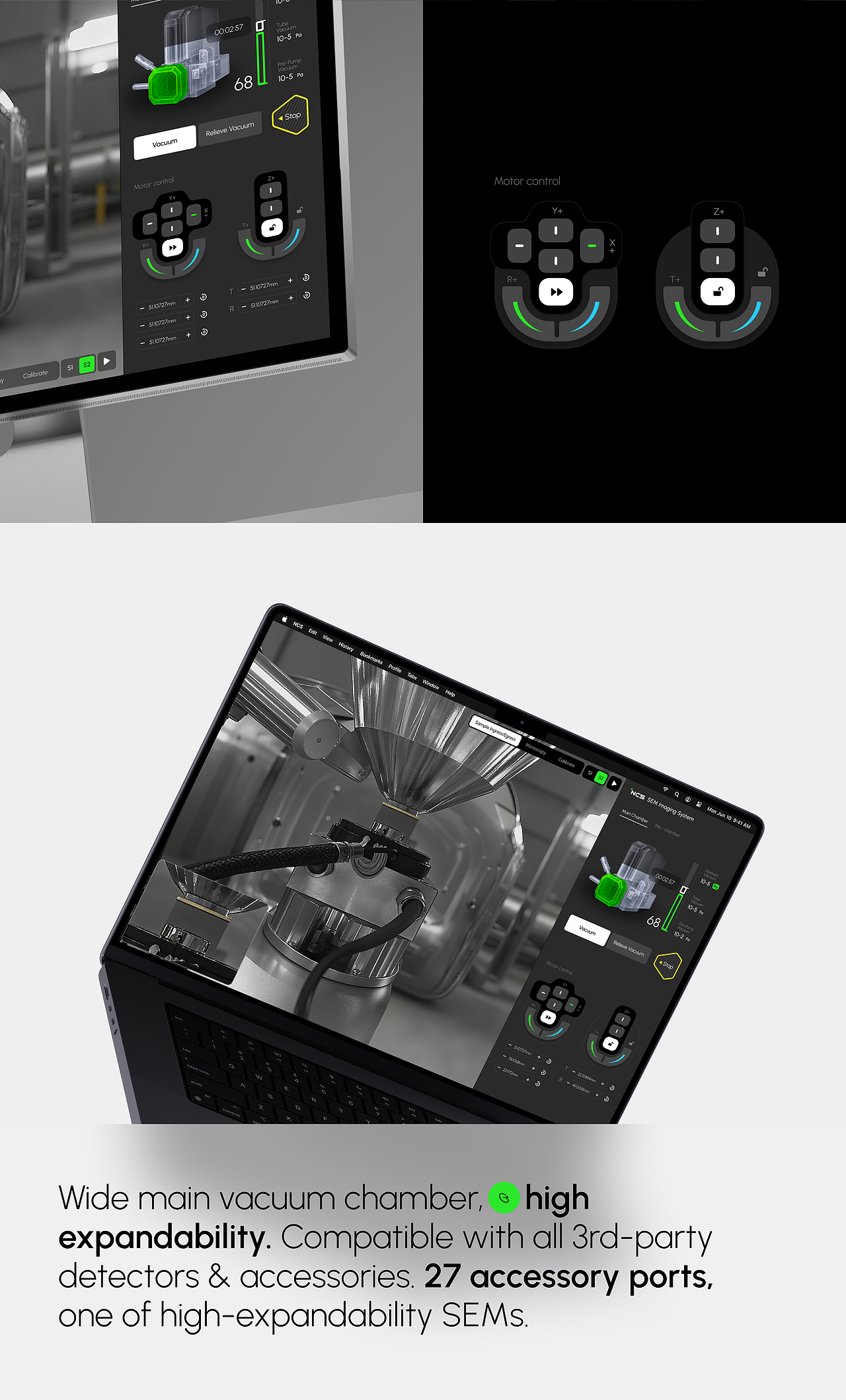 NCS场发射扫描电子显微镜设备统/Software（图ZMzk5NTA5MTI4） - 软件界面 - 站酷设计师NNC念向未来原创素材 - 站酷ZCOOL