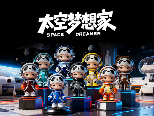太空梦想家丨IP形象设计（个人主页-ZNzI4NDQ5MjA=） - IP形象 - 站酷设计师hoooude原创素材 - 站酷ZCOOL