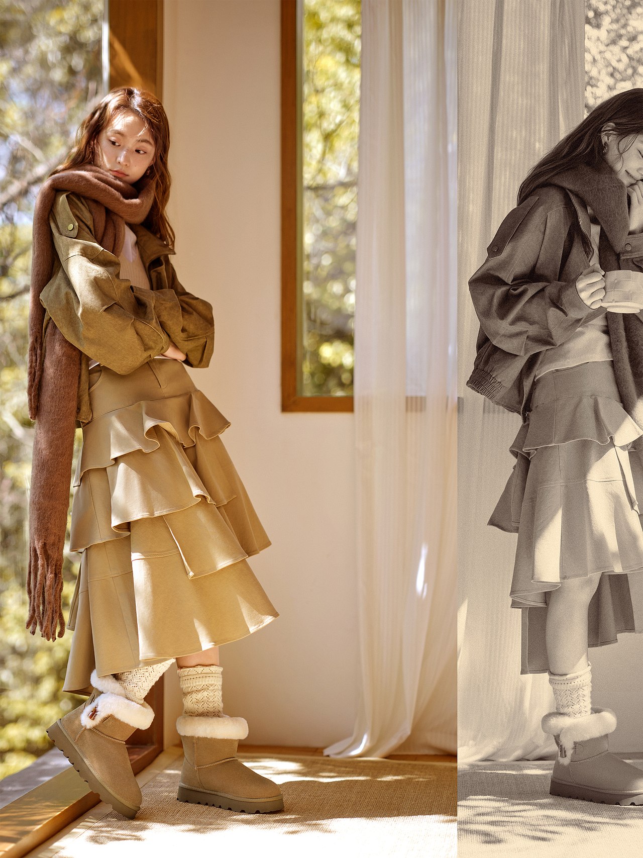 天美意--《冬日来信》25年冬日形象大片