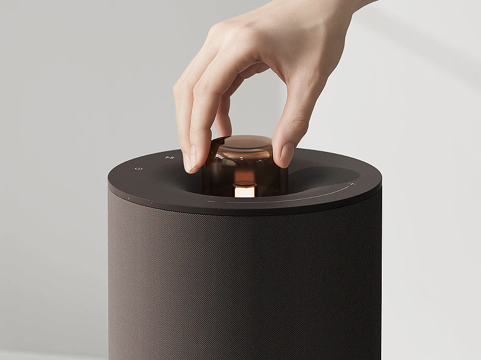 自然灵感与科技结合:Bloom氛围感音箱!