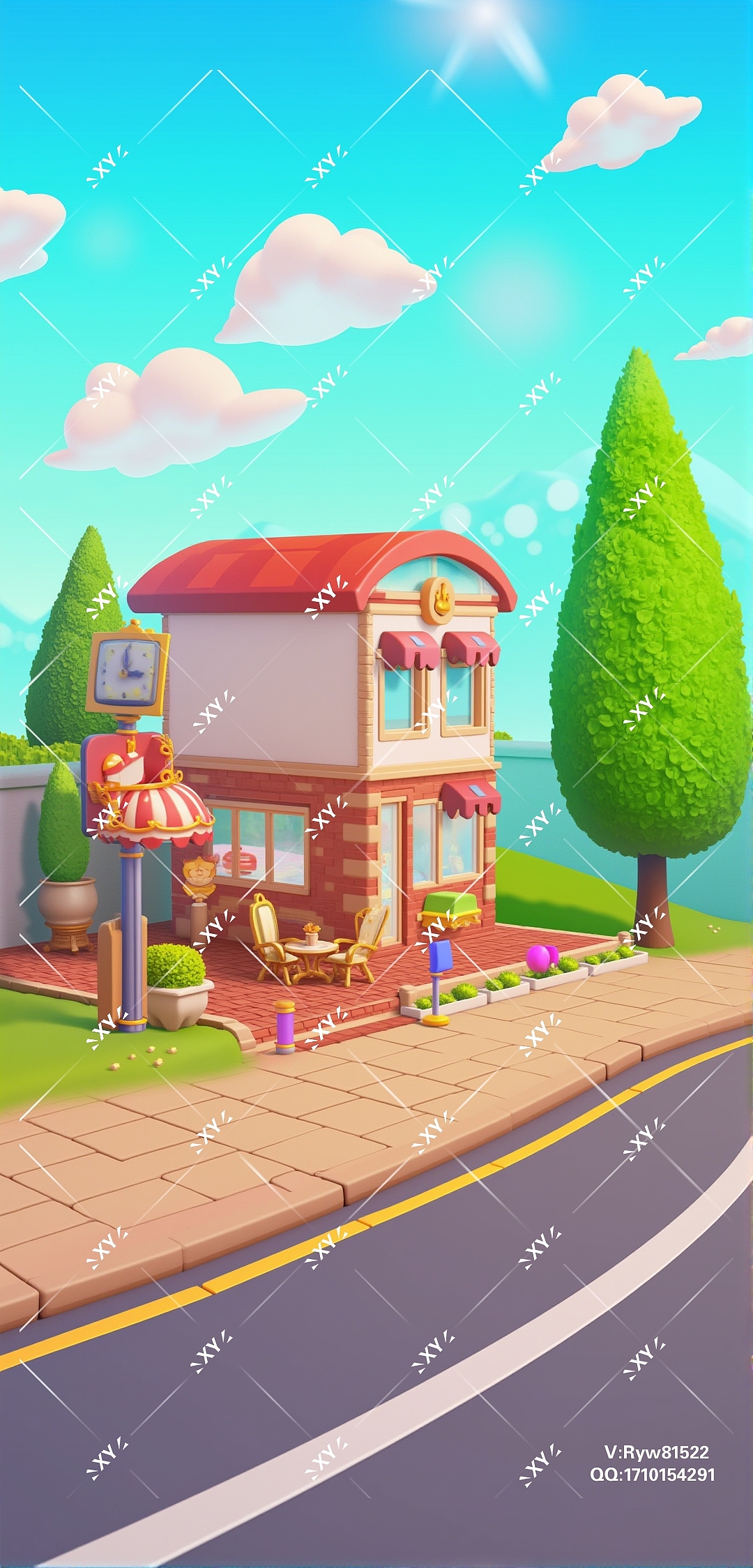 欧美休闲游戏场景（图ZMzk5NTE5NzY0） - 游戏UI - 站酷设计师来秋原创素材 - 站酷ZCOOL