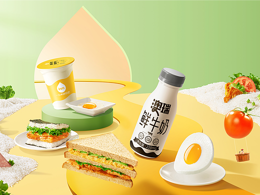 一鸣真鲜×春生生画｜一鸣营养早餐🥛微缩场景打造