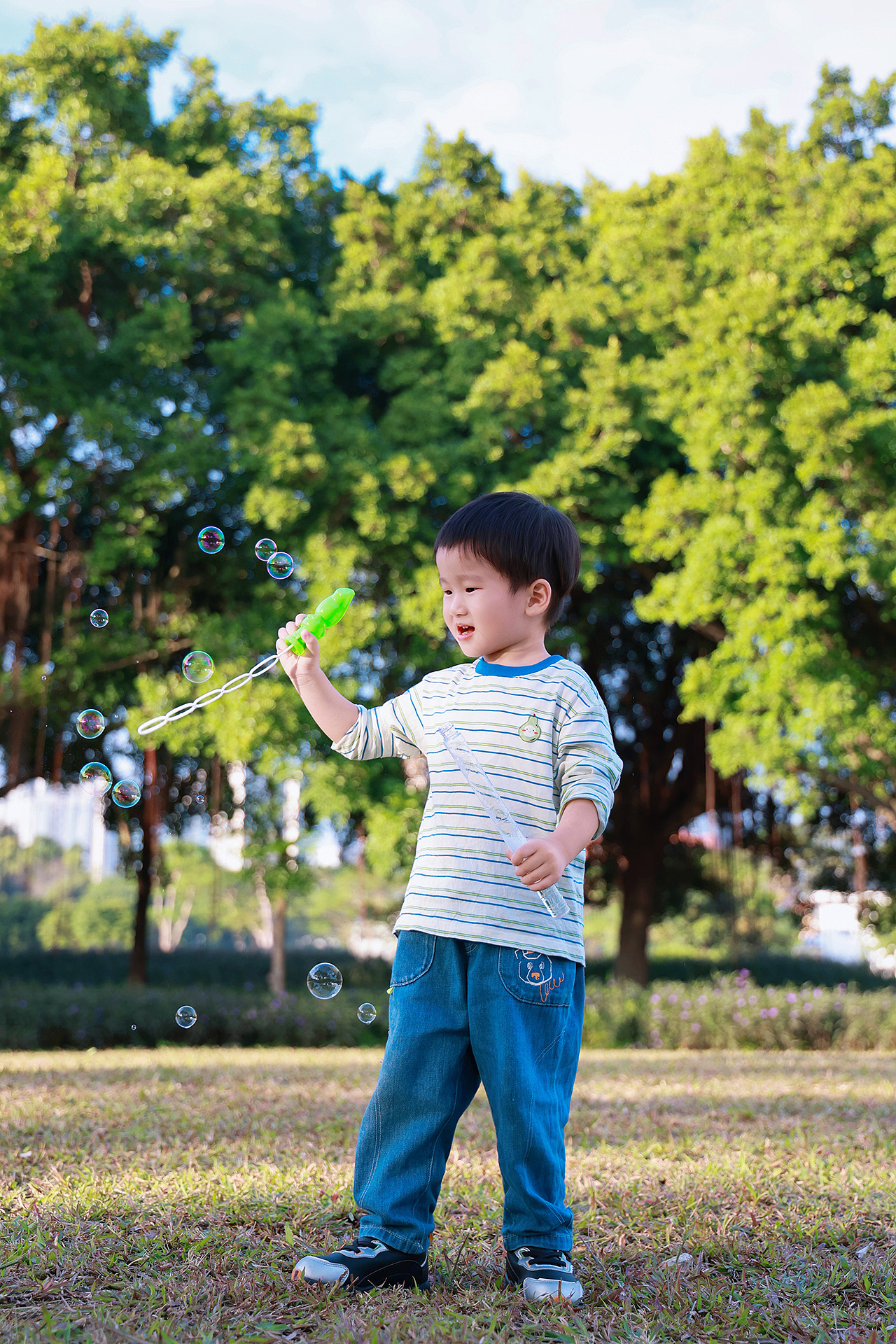 阳光下的童年 深圳户外儿童写真
