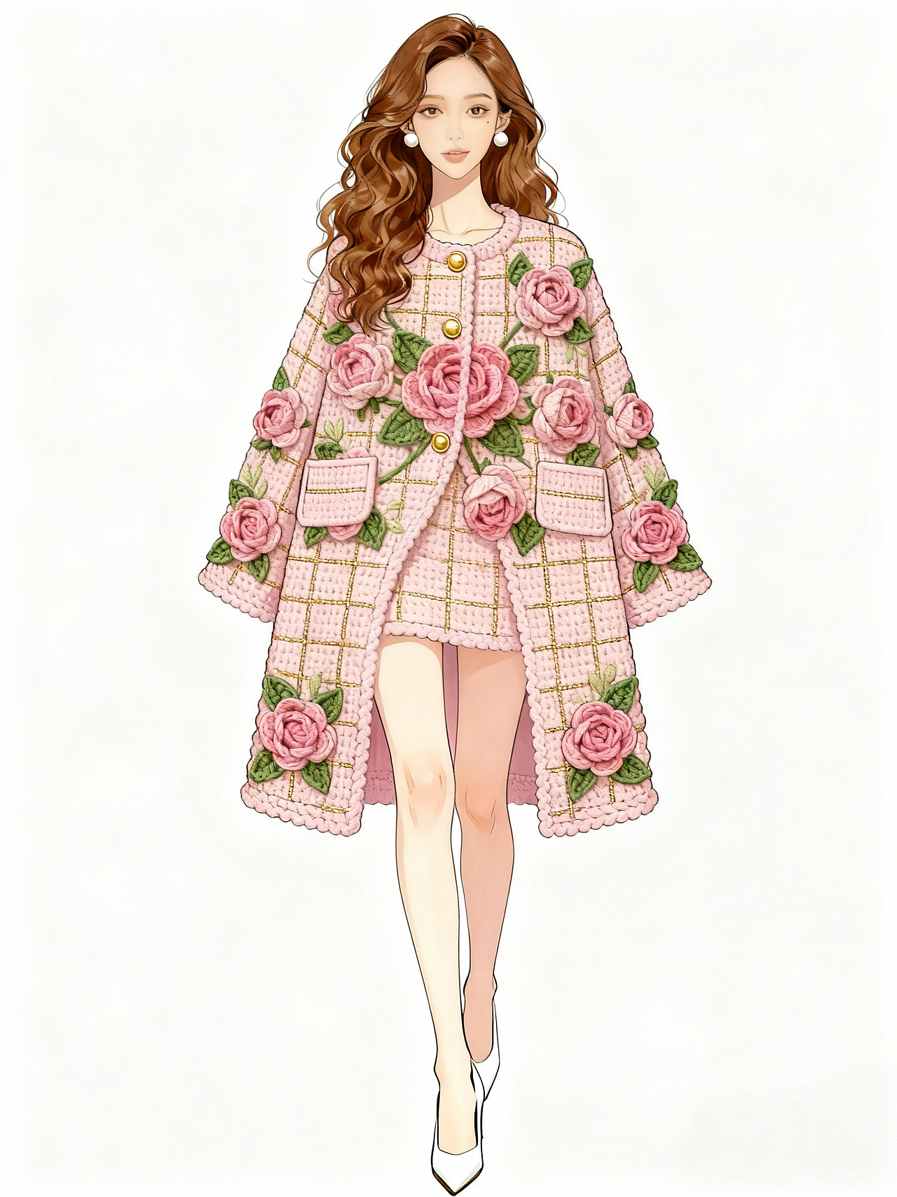 服装设计效果展示: