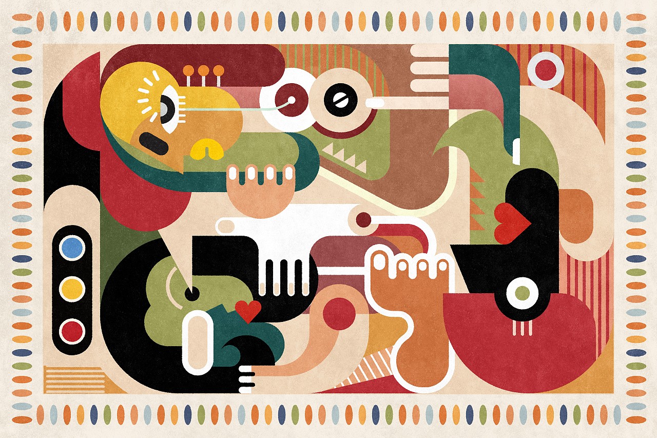 快樂樂園（圖ZMzk5NTU4MTky） - 商業(yè)插畫 - 站酷設(shè)計師普蘭7856原創(chuàng)素材 - 站酷ZCOOL