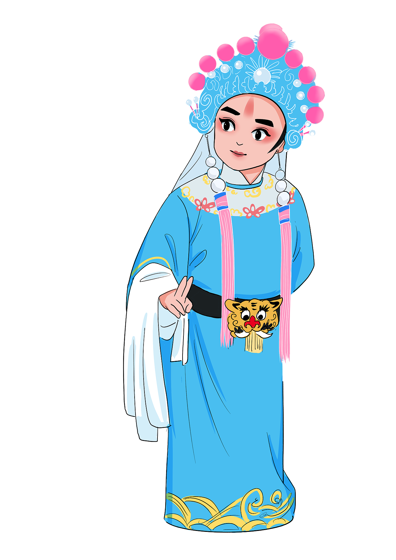 一口一个戏曲小人儿！Q 版国粹图鉴（图ZMzk5NTYyMTU2） - 创作习作 - 站酷设计师DC_painter原创素材 - 站酷ZCOOL