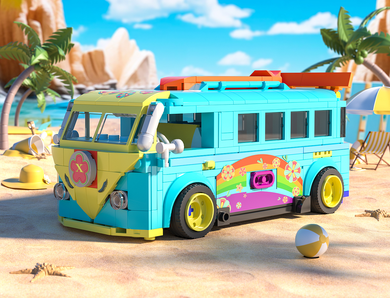 积木彩盒渲染（图ZMzk5NTYyODU2） - 产品 - 站酷设计师不听不听丶原创素材 - 站酷ZCOOL