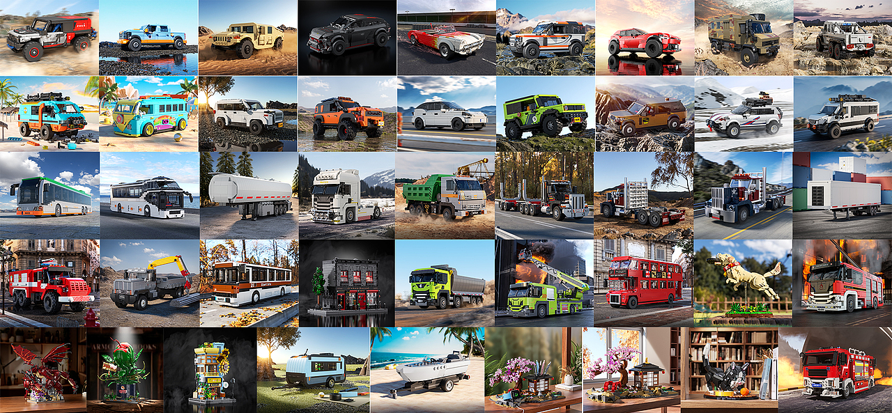 积木彩盒渲染（图ZMzk5NTYzMTIw） - 产品 - 站酷设计师不听不听丶原创素材 - 站酷ZCOOL