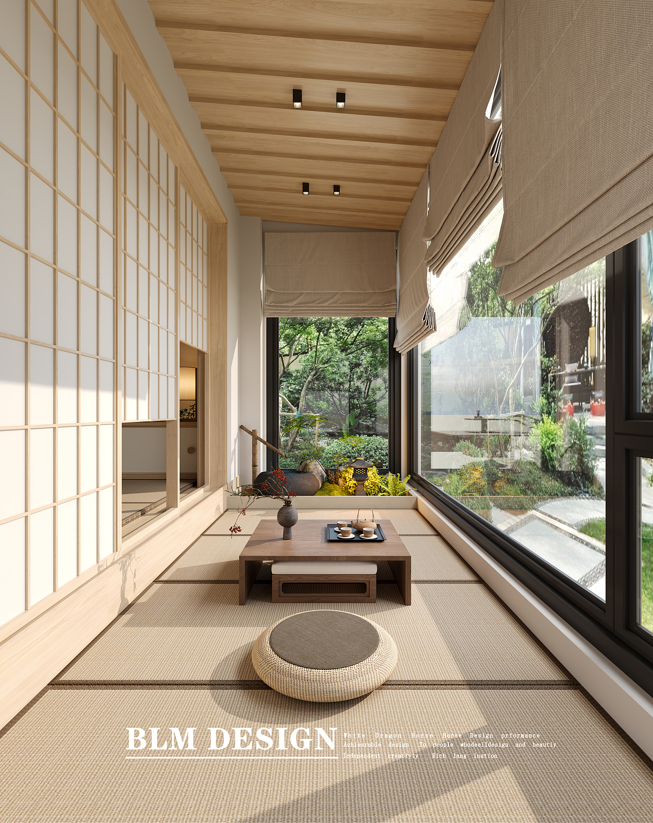 日式家装效果图案例（图ZMzk5NTY2MTI0） - 家装设计 - 站酷设计师白龙马效果图盈盈原创素材 - 站酷ZCOOL