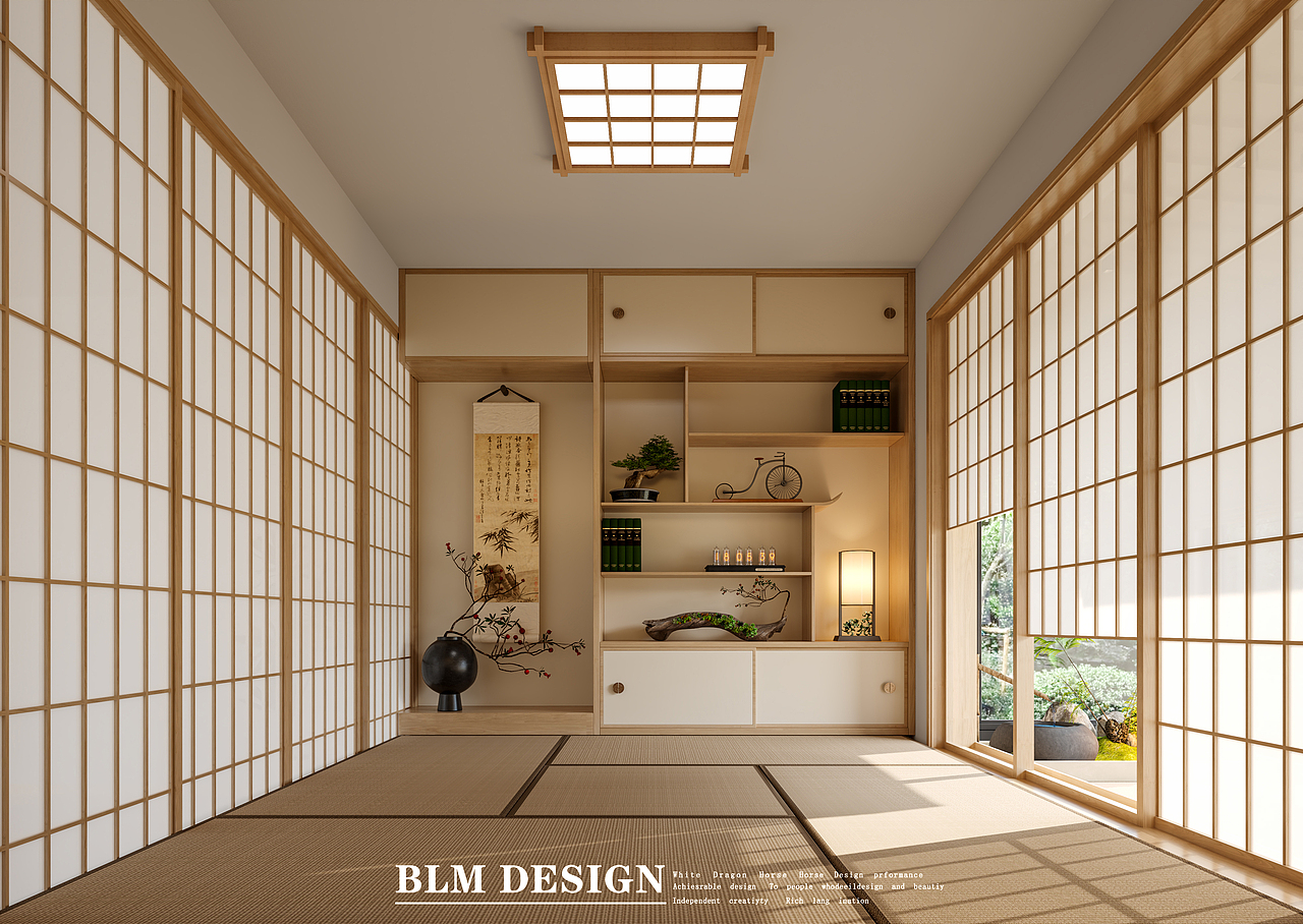 日式家装效果图案例（图ZMzk5NTY2MTEy） - 家装设计 - 站酷设计师白龙马效果图盈盈原创素材 - 站酷ZCOOL