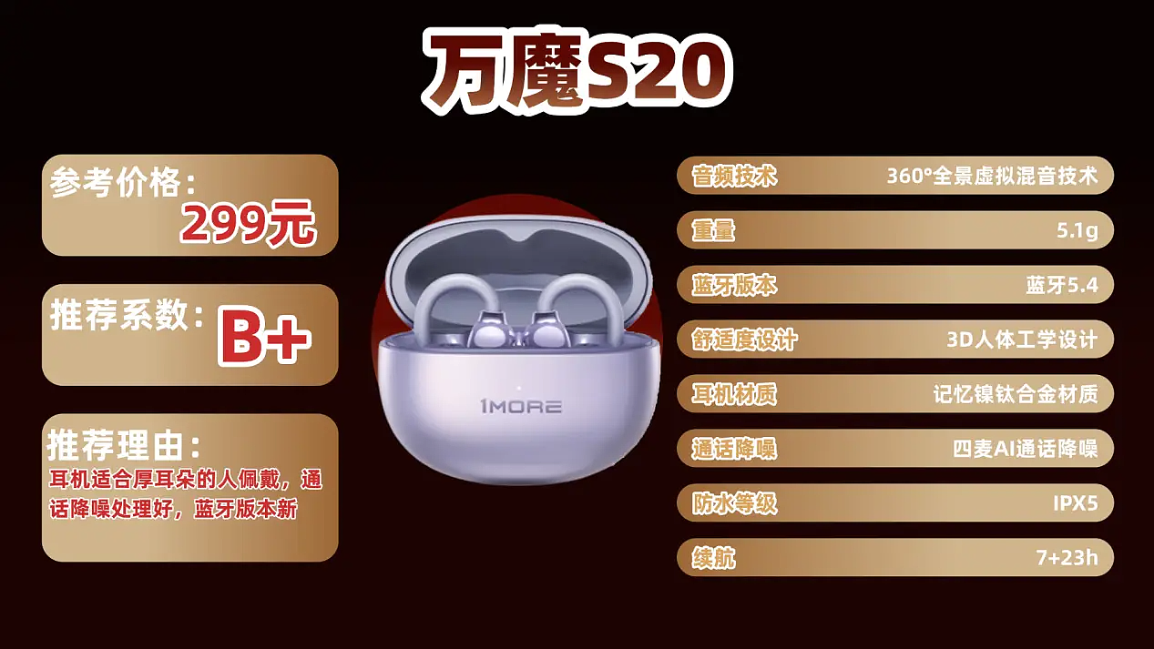 2025想尝试开放式耳机？十款开放式蓝牙耳机实测推荐