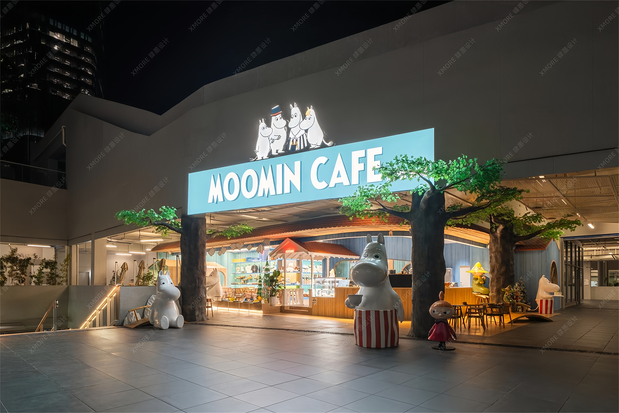 Moomin IP线下快闪活动——头部快闪设计公司作品分享