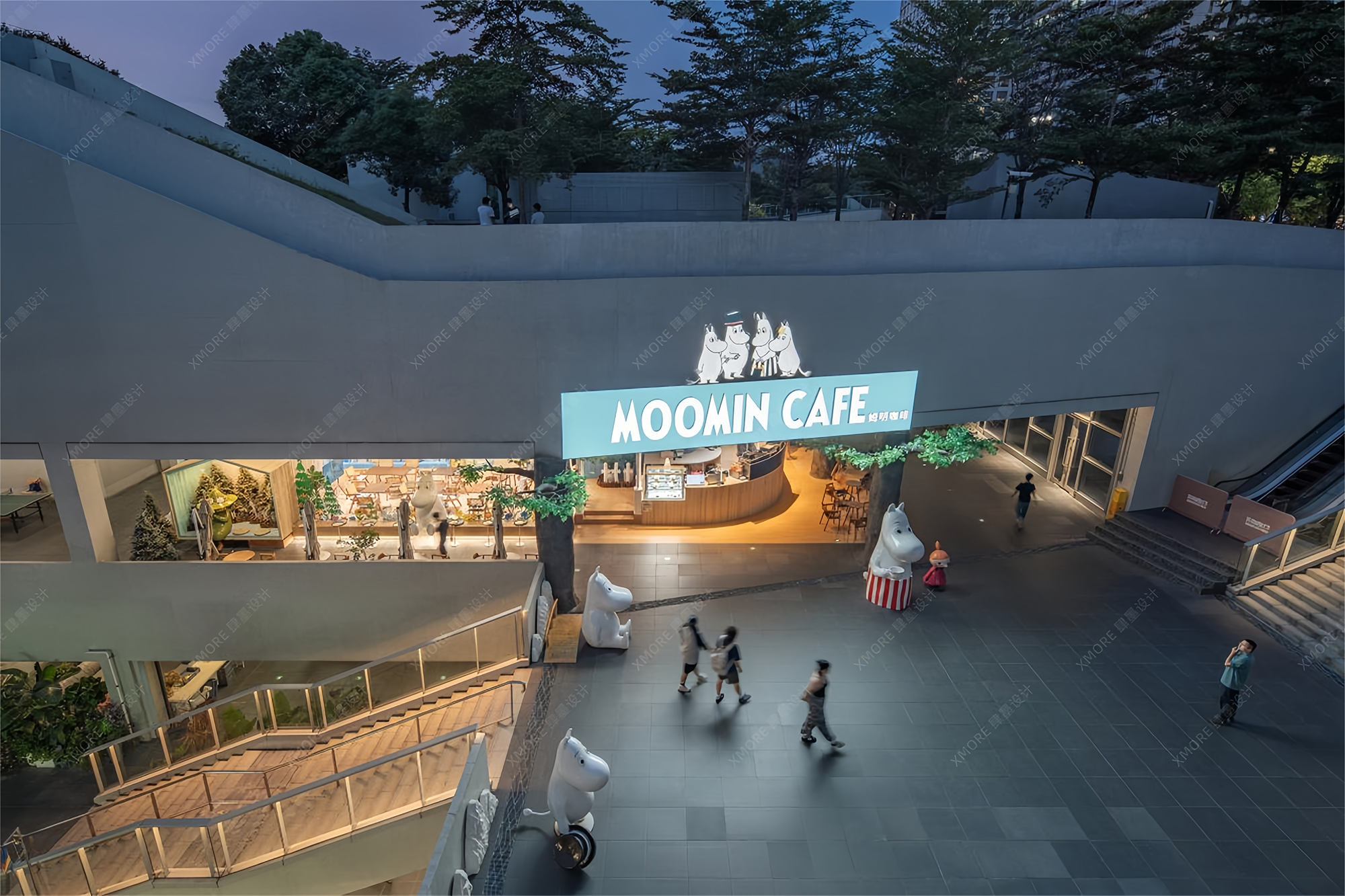 Moomin IP线下快闪活动——头部快闪设计公司作品分享