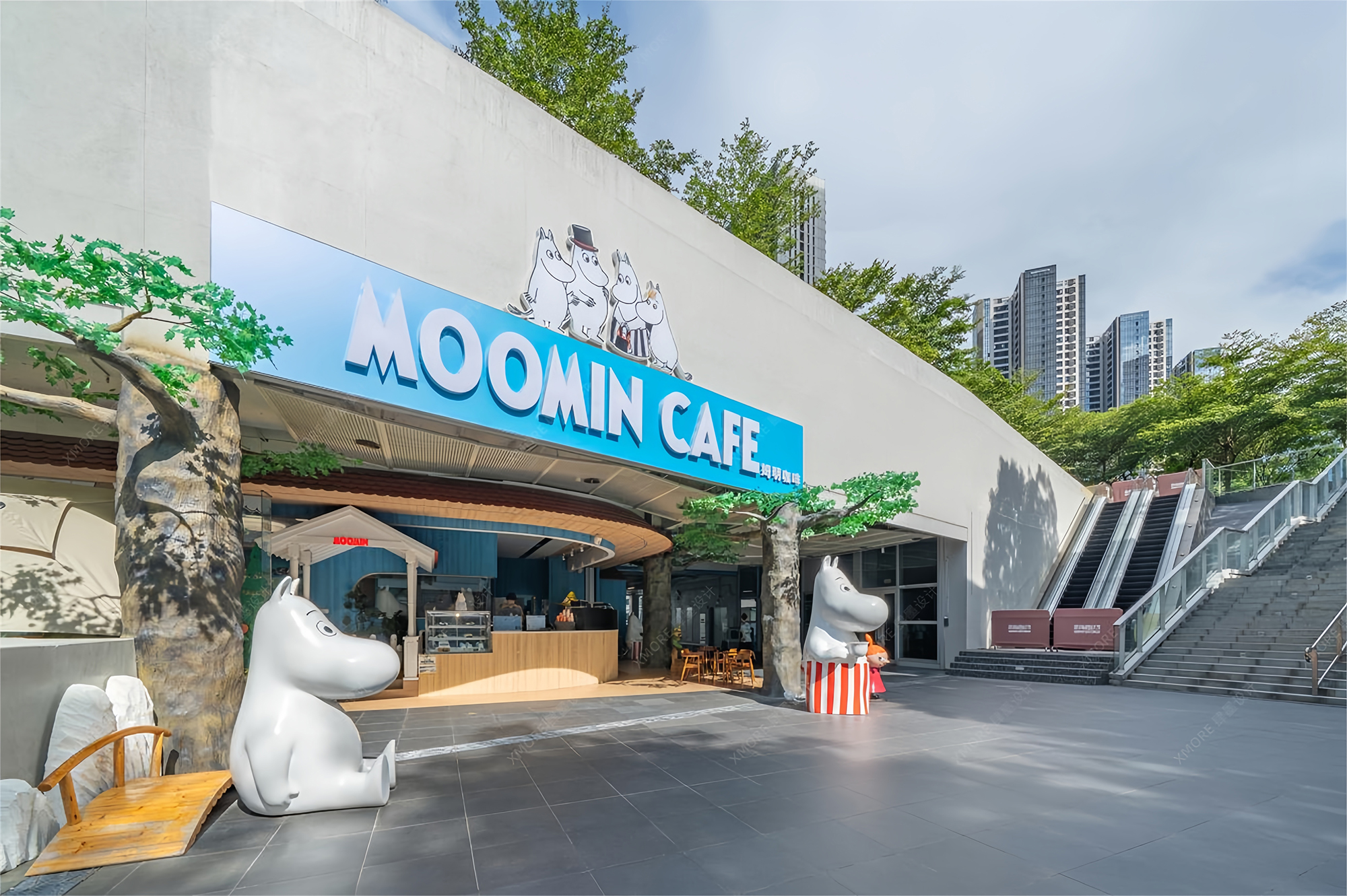 Moomin IP线下快闪活动——头部快闪设计公司作品分享