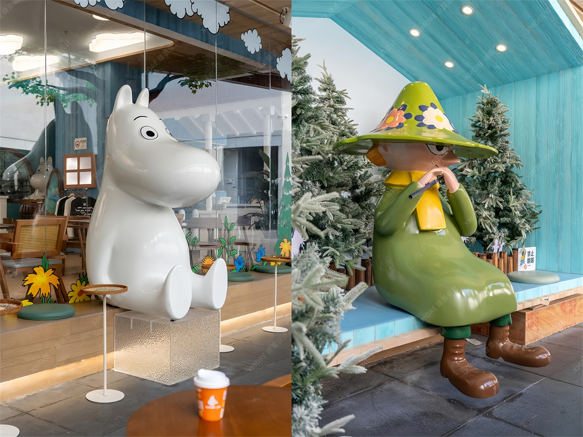 Moomin IP线下快闪活动——头部快闪设计公司作品分享