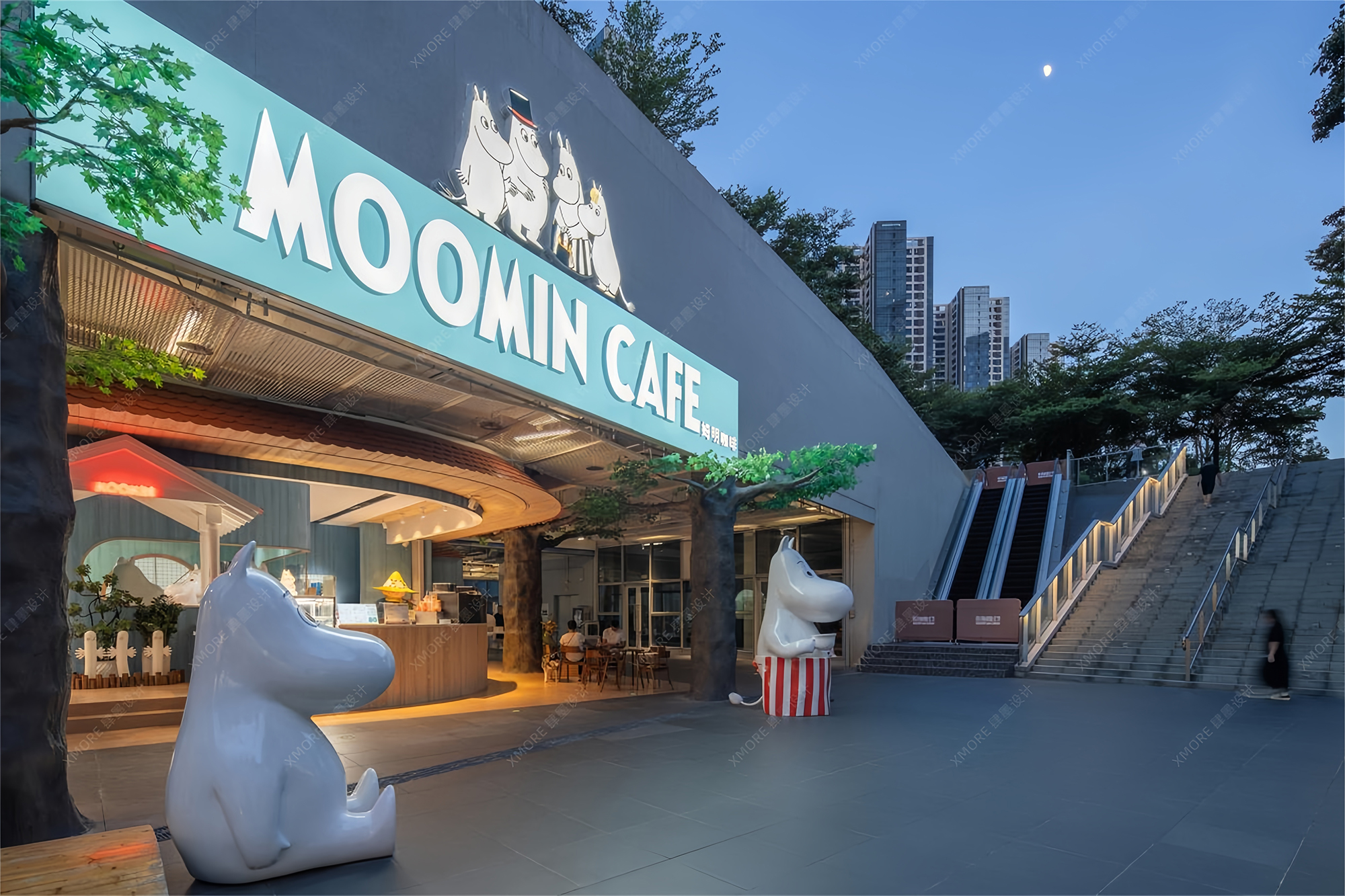 Moomin IP线下快闪活动——头部快闪设计公司作品分享