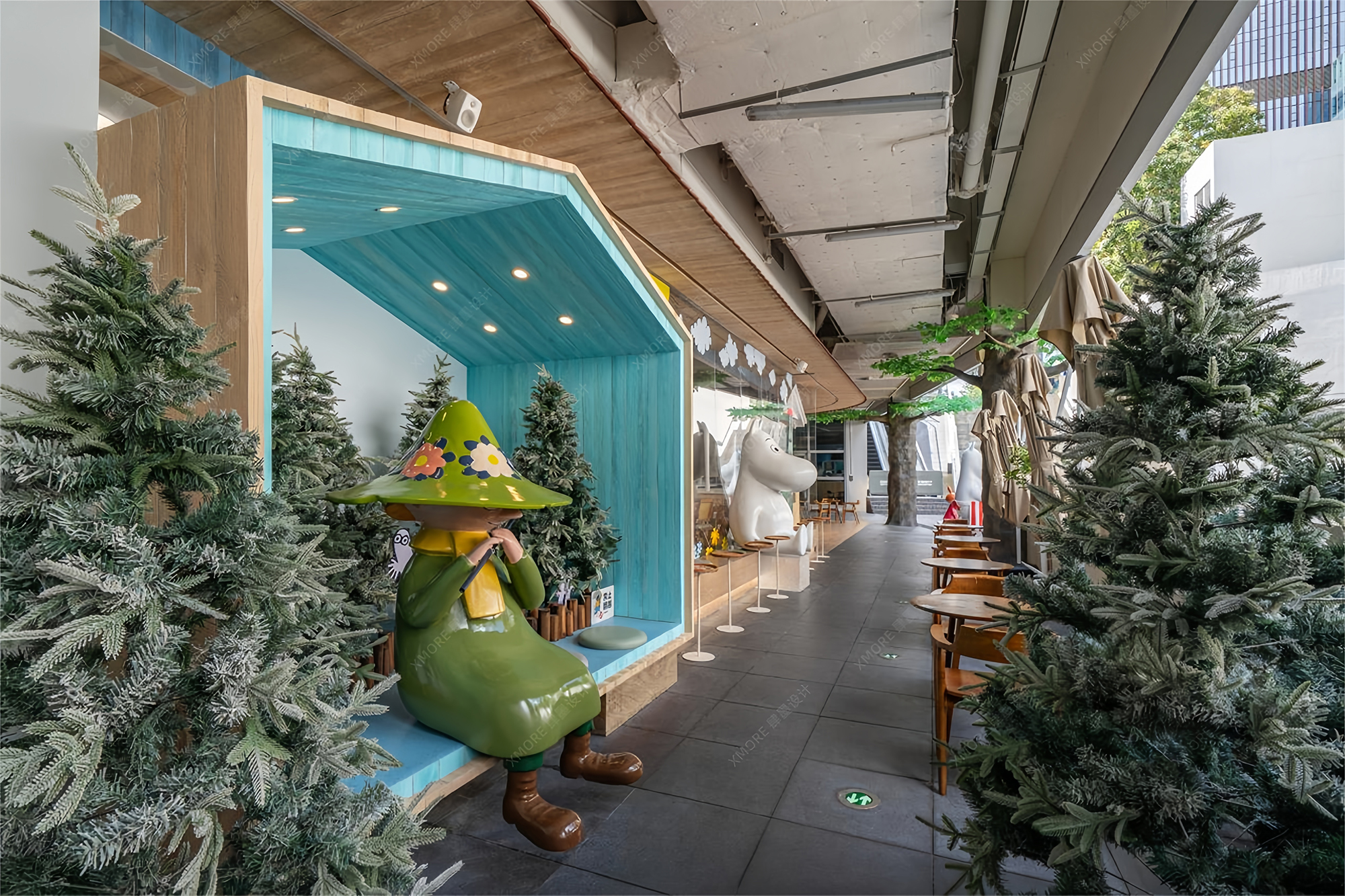 Moomin IP线下快闪活动——头部快闪设计公司作品分享