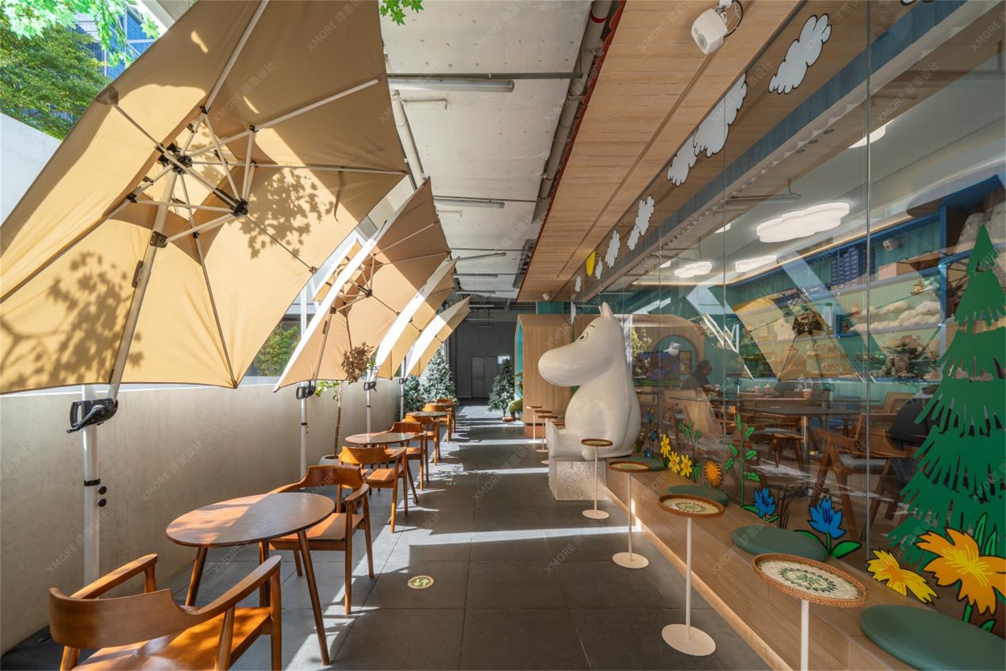 Moomin IP线下快闪活动——头部快闪设计公司作品分享