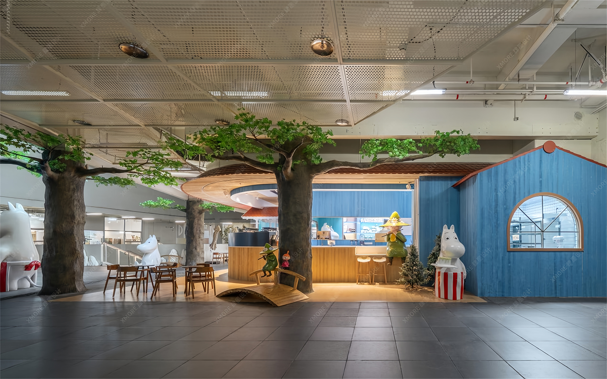 Moomin IP线下快闪活动——头部快闪设计公司作品分享