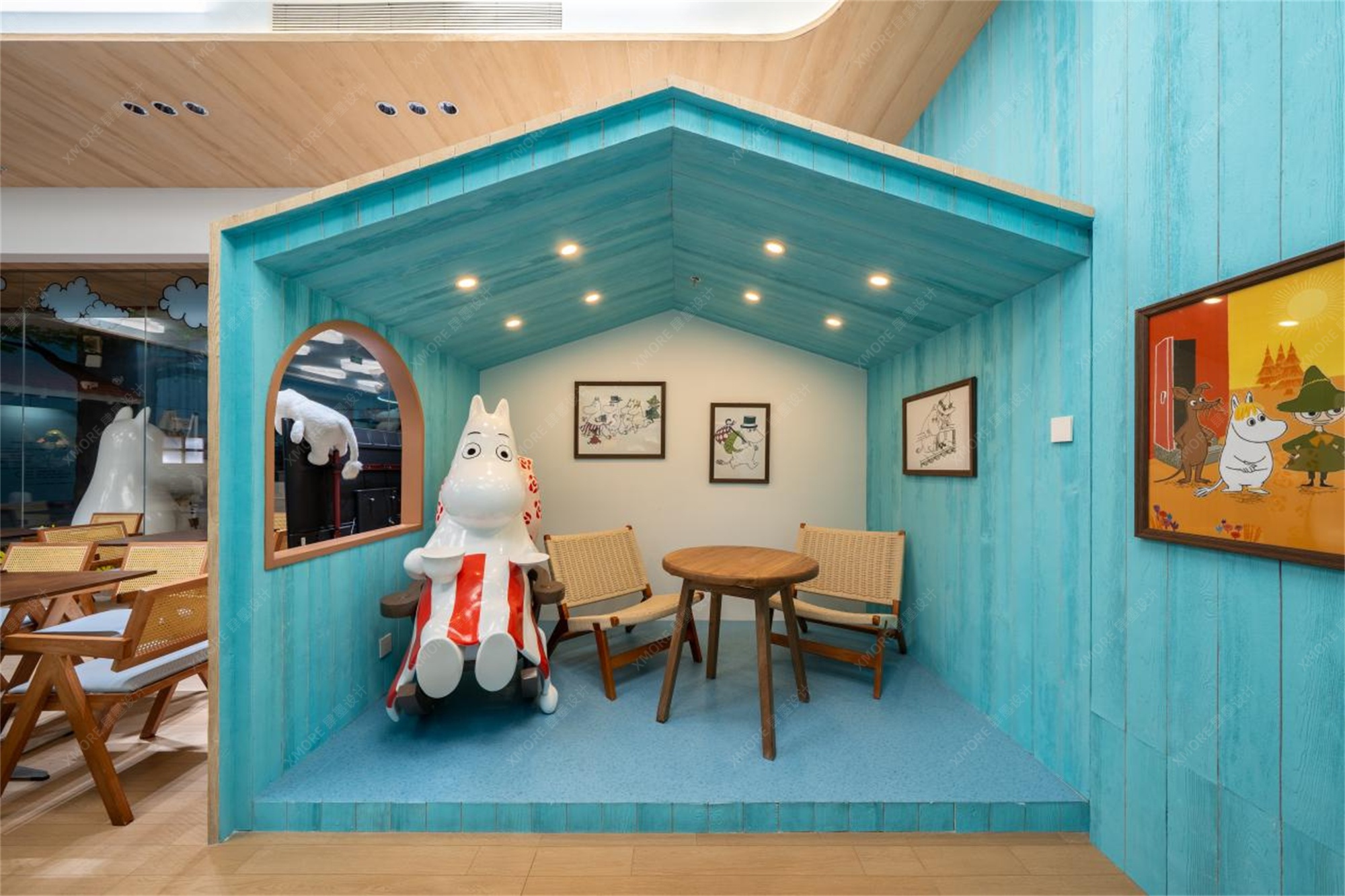 Moomin IP线下快闪活动——头部快闪设计公司作品分享