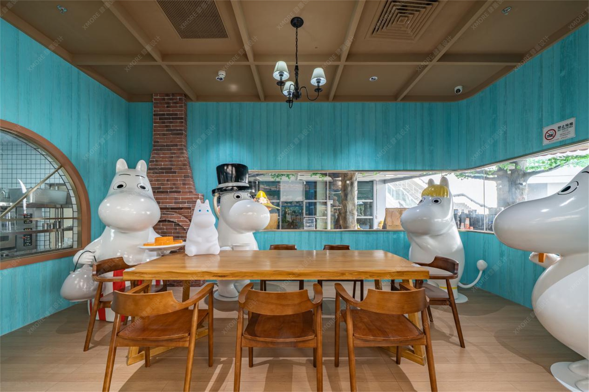 Moomin IP线下快闪活动——头部快闪设计公司作品分享