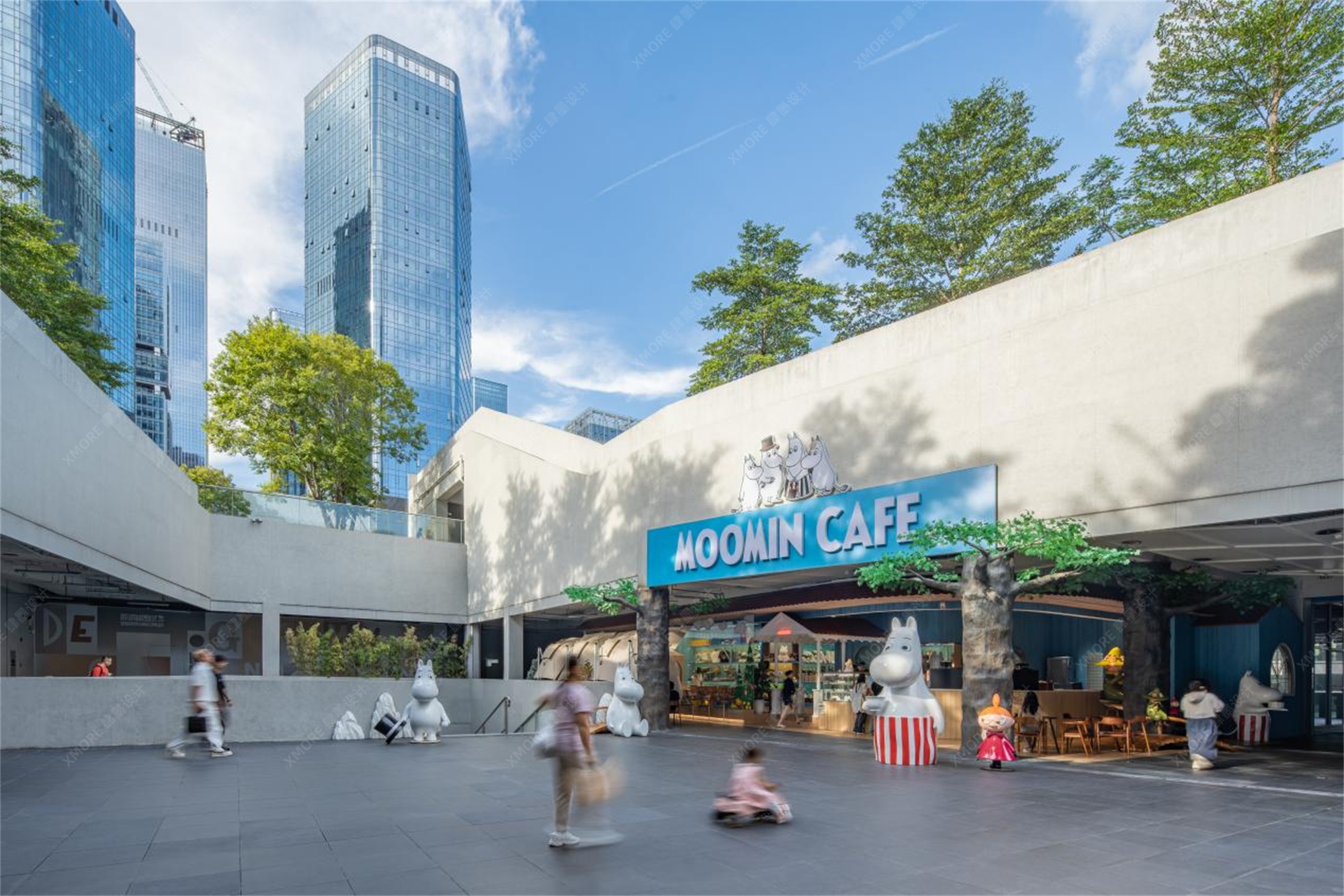 Moomin IP线下快闪活动——头部快闪设计公司作品分享