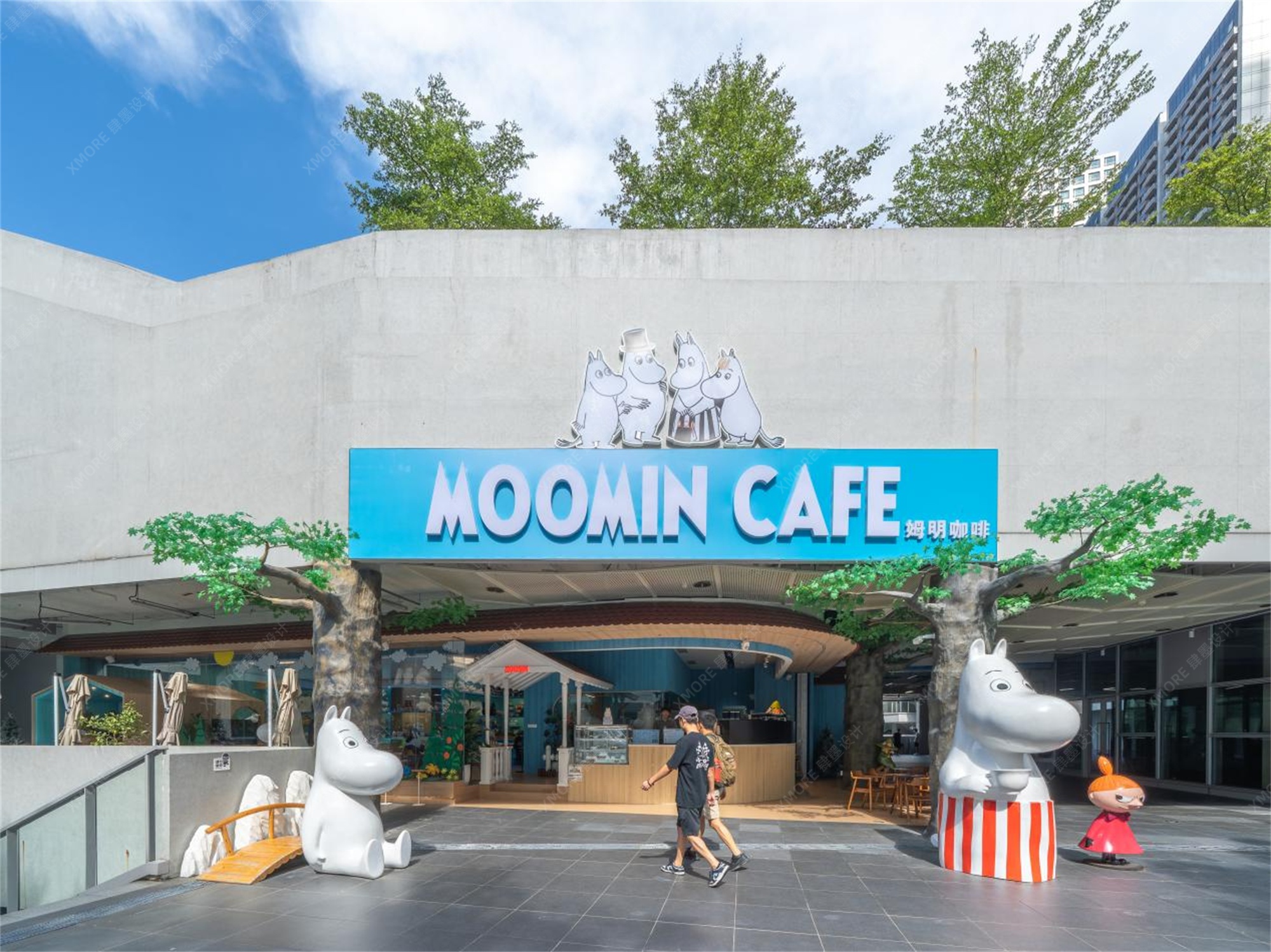 Moomin IP线下快闪活动——头部快闪设计公司作品分享