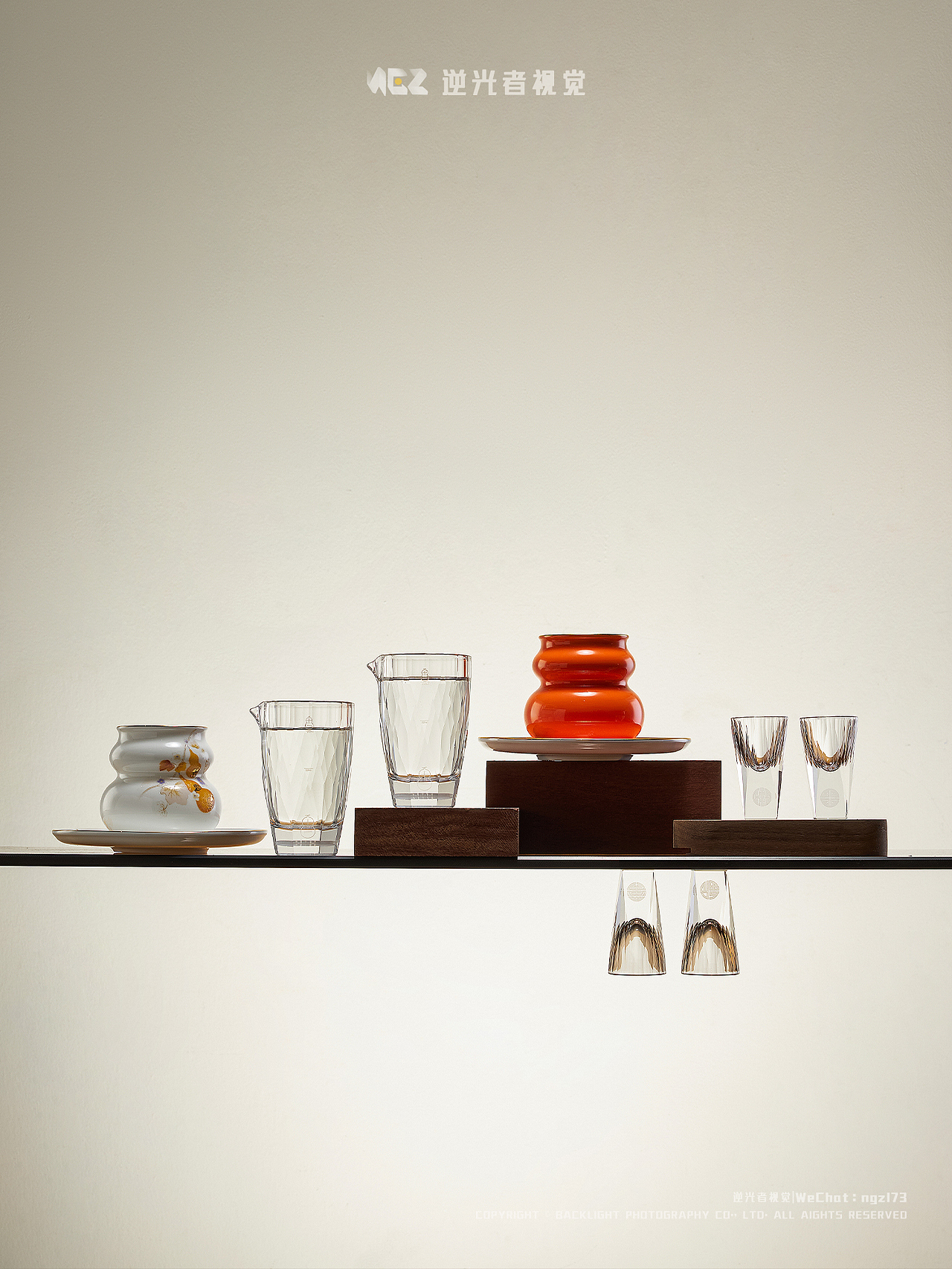 茶具静物摄影/酒杯产品摄影/安斯丽/逆光者视觉