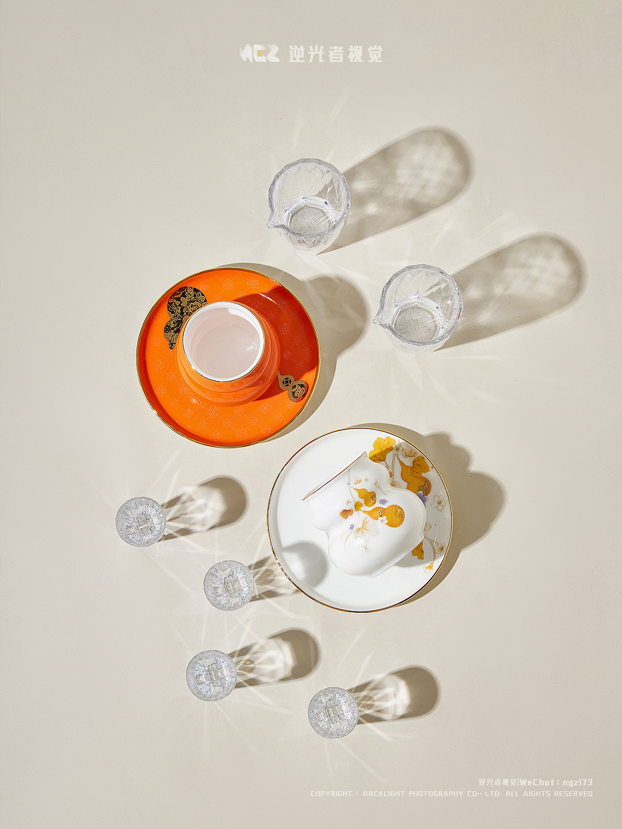 茶具静物摄影/酒杯产品摄影/安斯丽/逆光者视觉