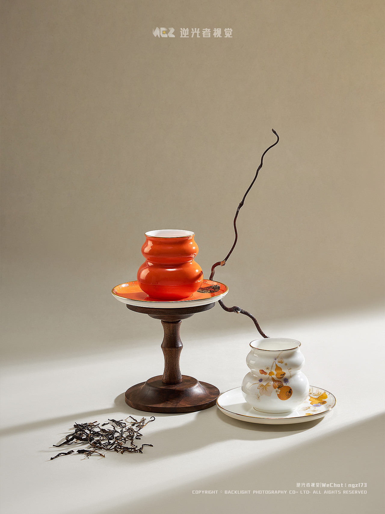 茶具静物摄影/酒杯产品摄影/安斯丽/逆光者视觉