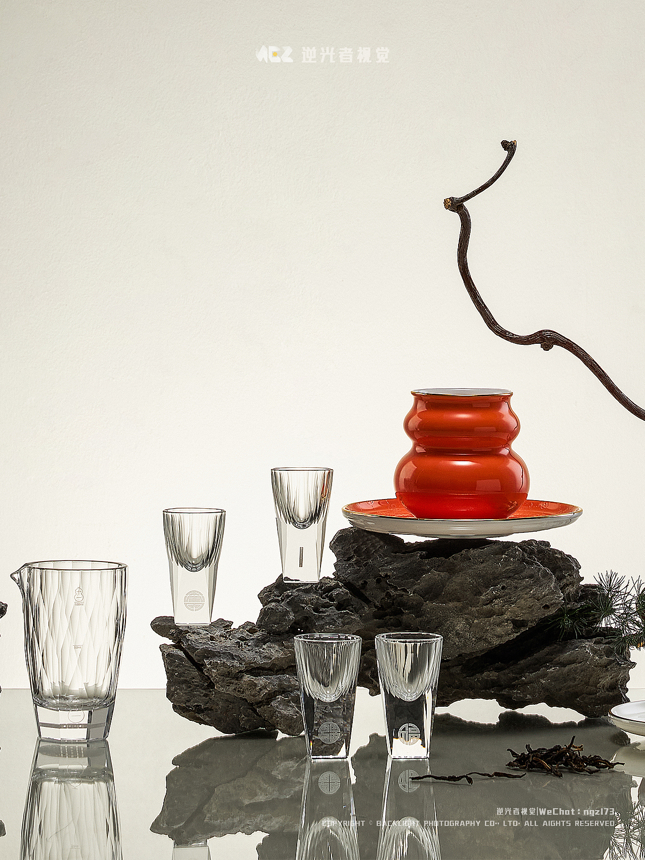 茶具静物摄影/酒杯产品摄影/安斯丽/逆光者视觉