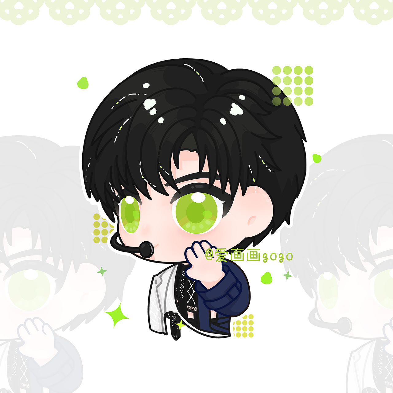 深空QQ人丨约稿（图ZMzk5NTc2Njk2） - 商业插画 - 站酷设计师lucky酒酒原创素材 - 站酷ZCOOL