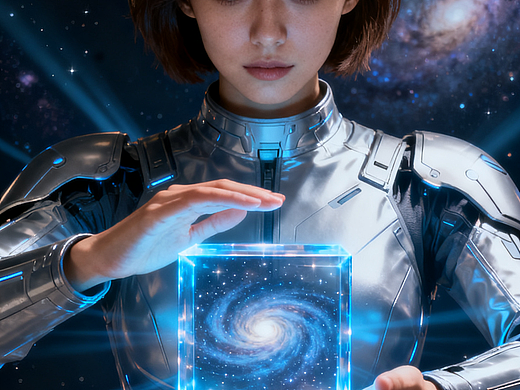 悬空的指尖，意念牵动的琉璃光