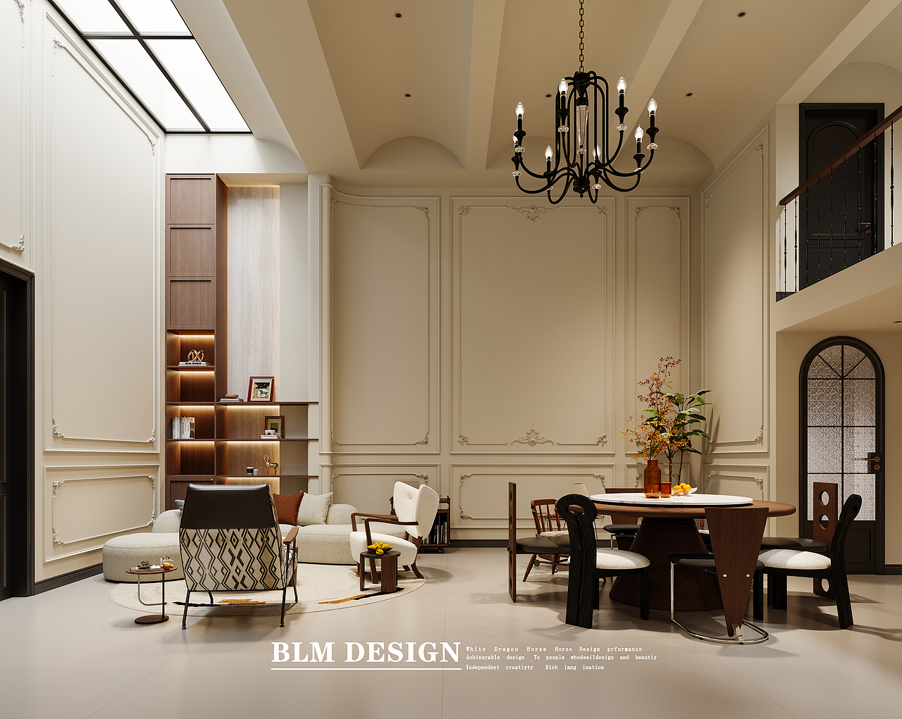 法式中古效果图案例